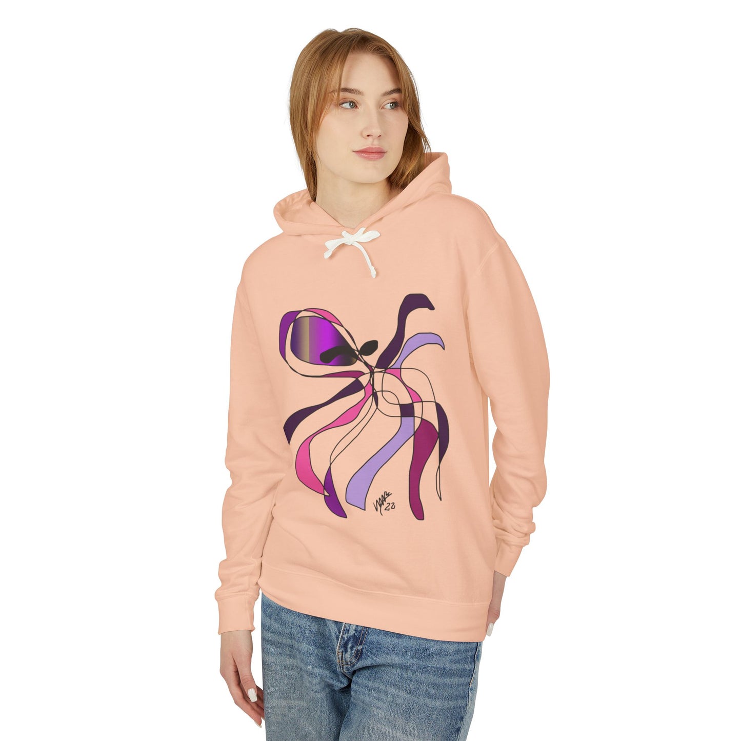 Unisex Lightweight Hoodie OCTUPUS - PULPO