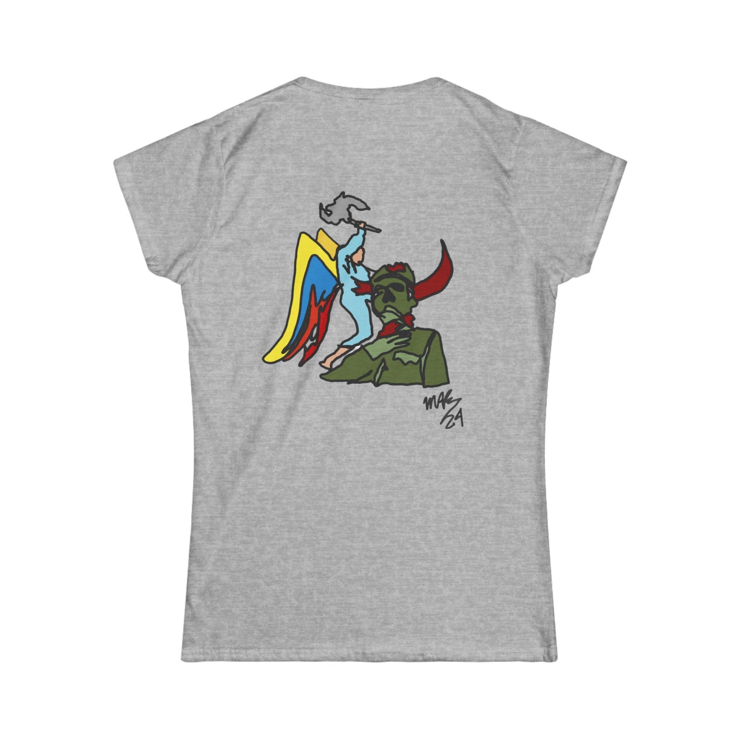 Women's Softstyle Tee ANGEL LIBERTADOR