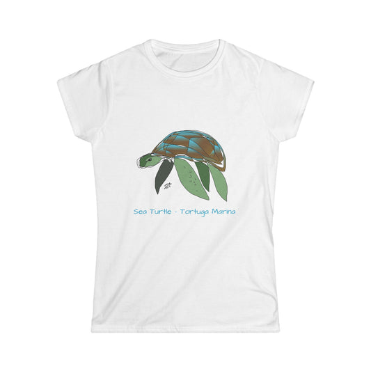 Women's Softstyle - SEA TURTLE / TORTUGA MARINA