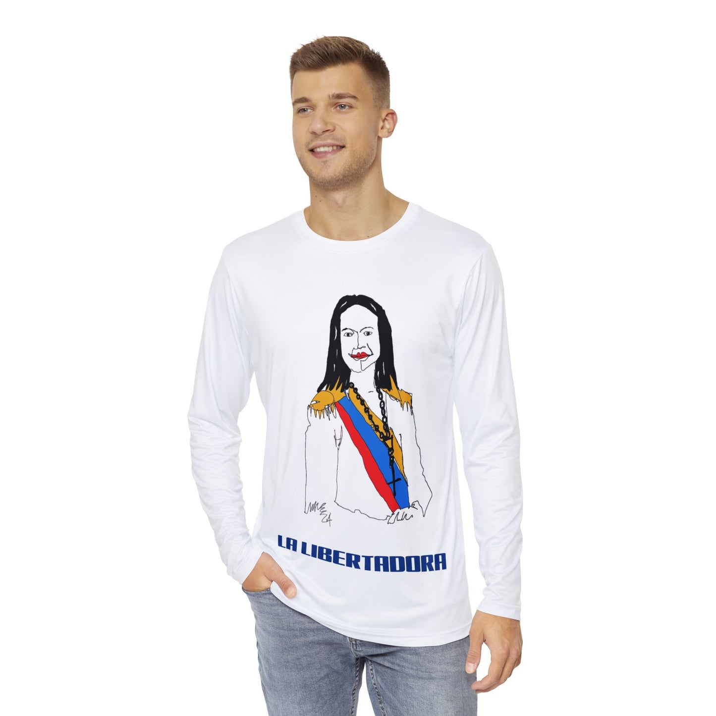 Men's Long Sleeve Shirt LA LIBERTADORA